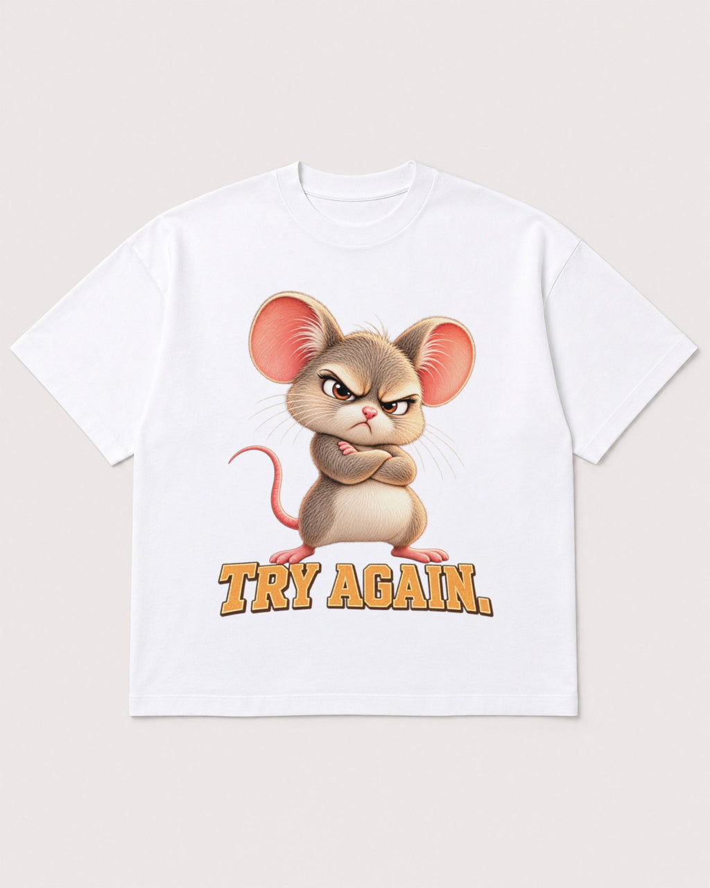 Mockup Boxy Heavyweight Tee White product