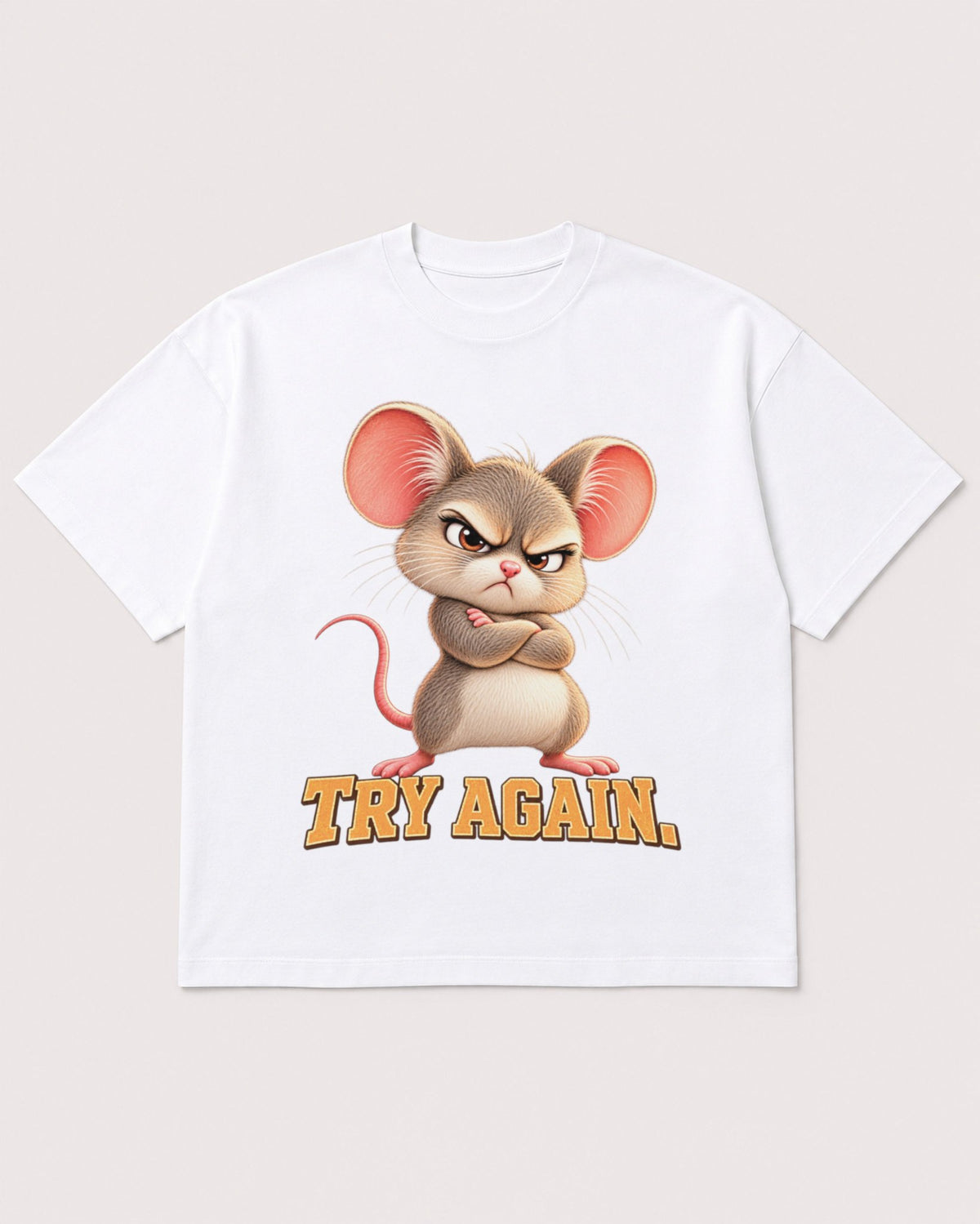 Mockup Boxy Heavyweight Tee White product