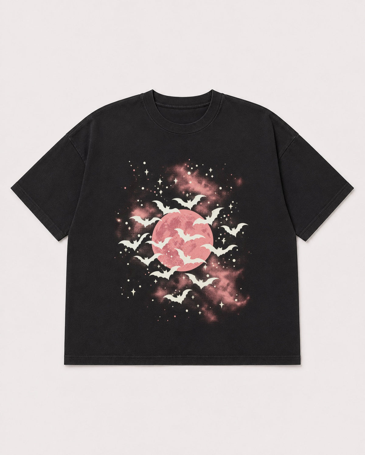 Mockup Boxy Heavyweight Tee Black product
