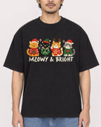 Mockup Boxy Heavyweight Tee Black male close-up 02