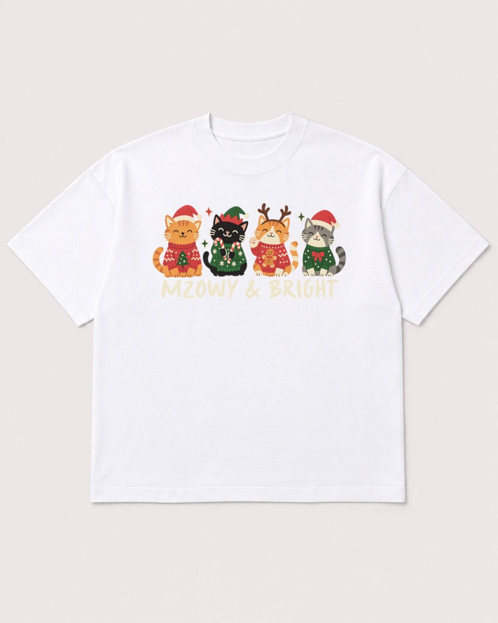 Mockup Boxy Heavyweight Tee White product