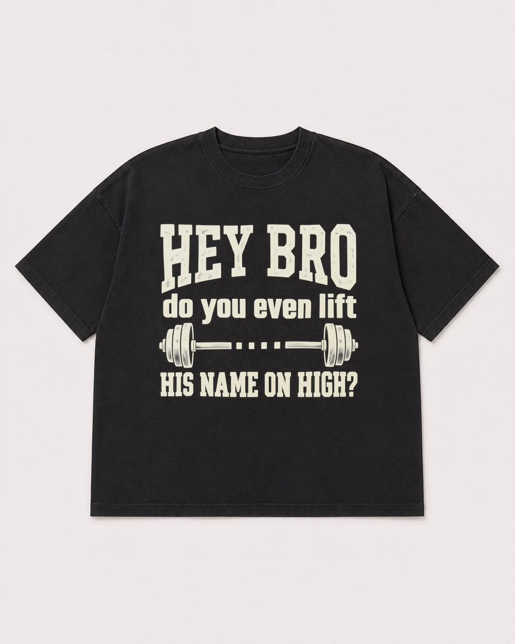 Mockup Boxy Heavyweight Tee Black product