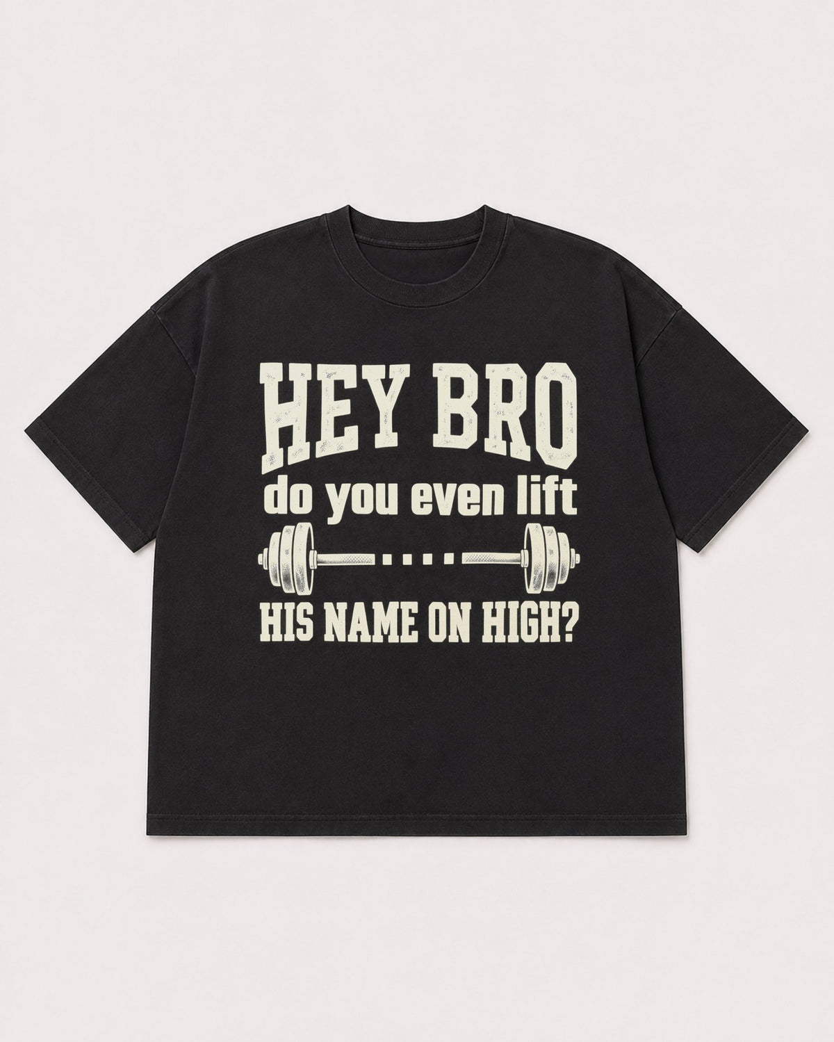 Mockup Boxy Heavyweight Tee Black product