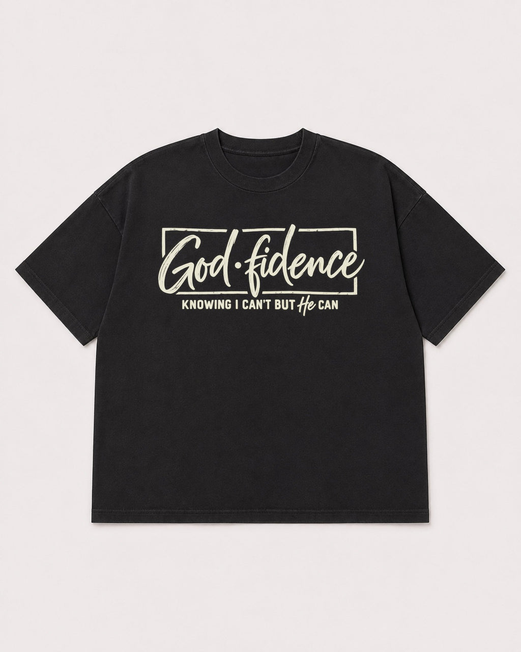 Mockup Boxy Heavyweight Tee Black product