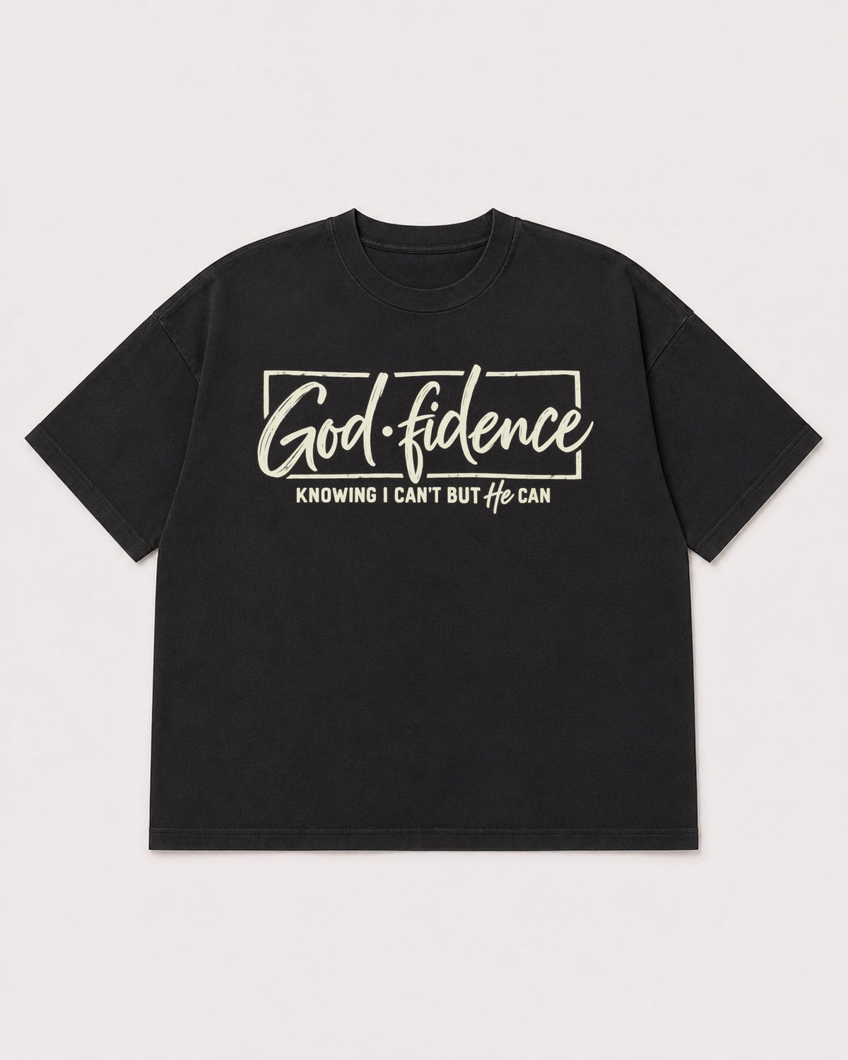 Mockup Boxy Heavyweight Tee Black product