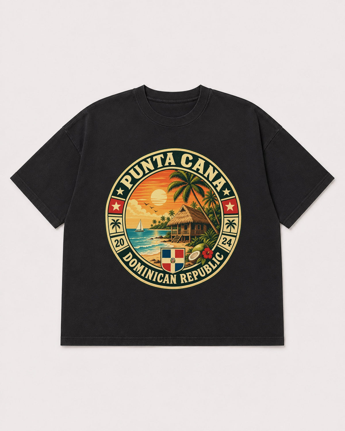 Mockup Boxy Heavyweight Tee Black product