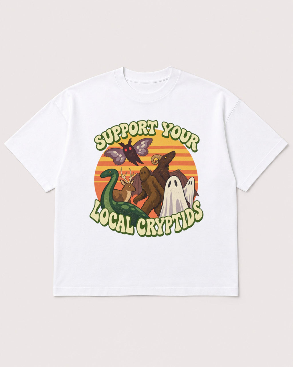 Mockup Boxy Heavyweight Tee White product