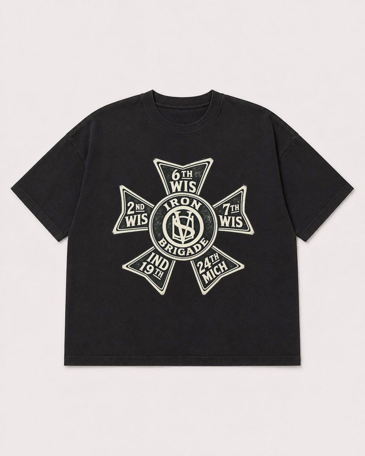 Mockup Boxy Heavyweight Tee Black product