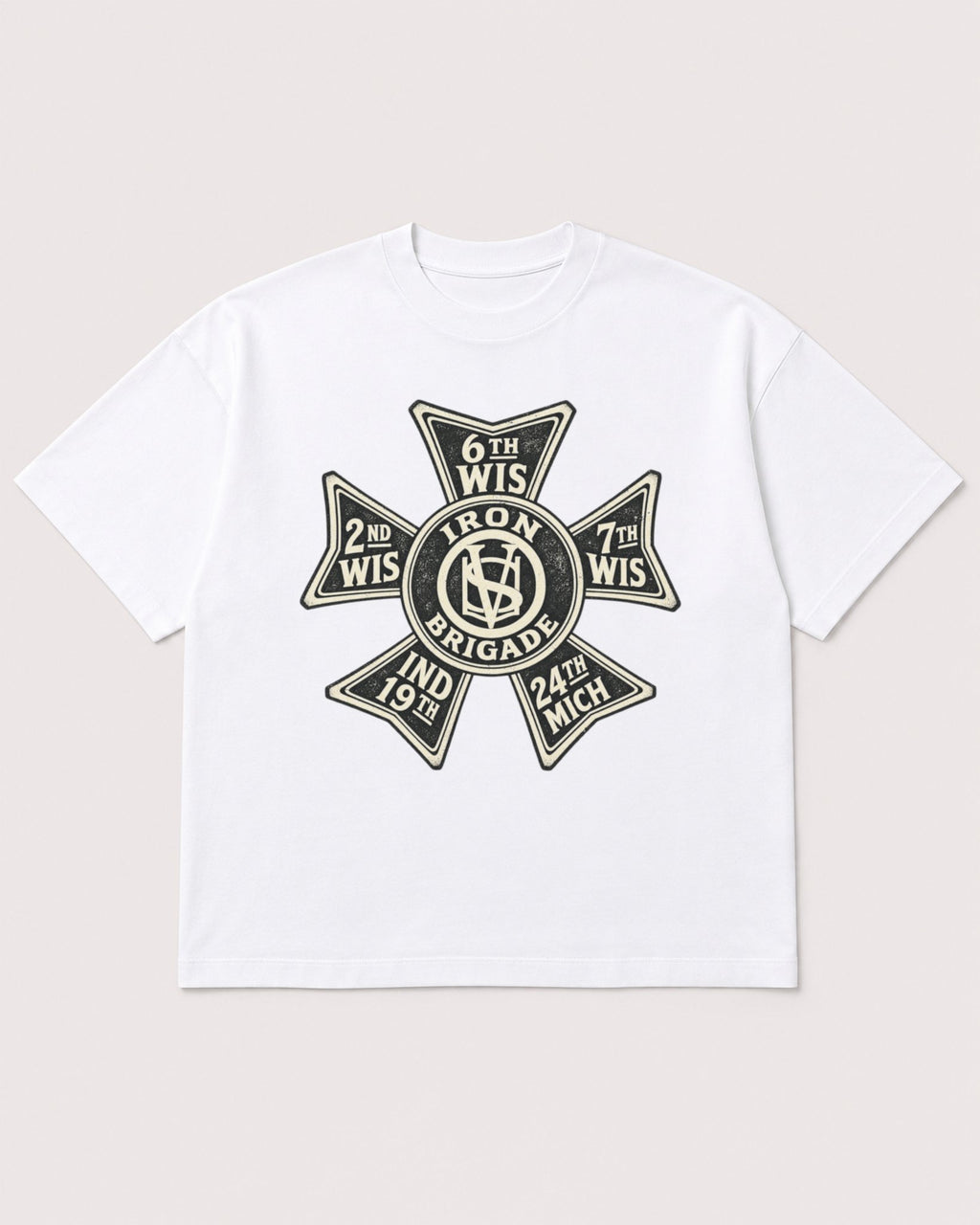 Mockup Boxy Heavyweight Tee White product
