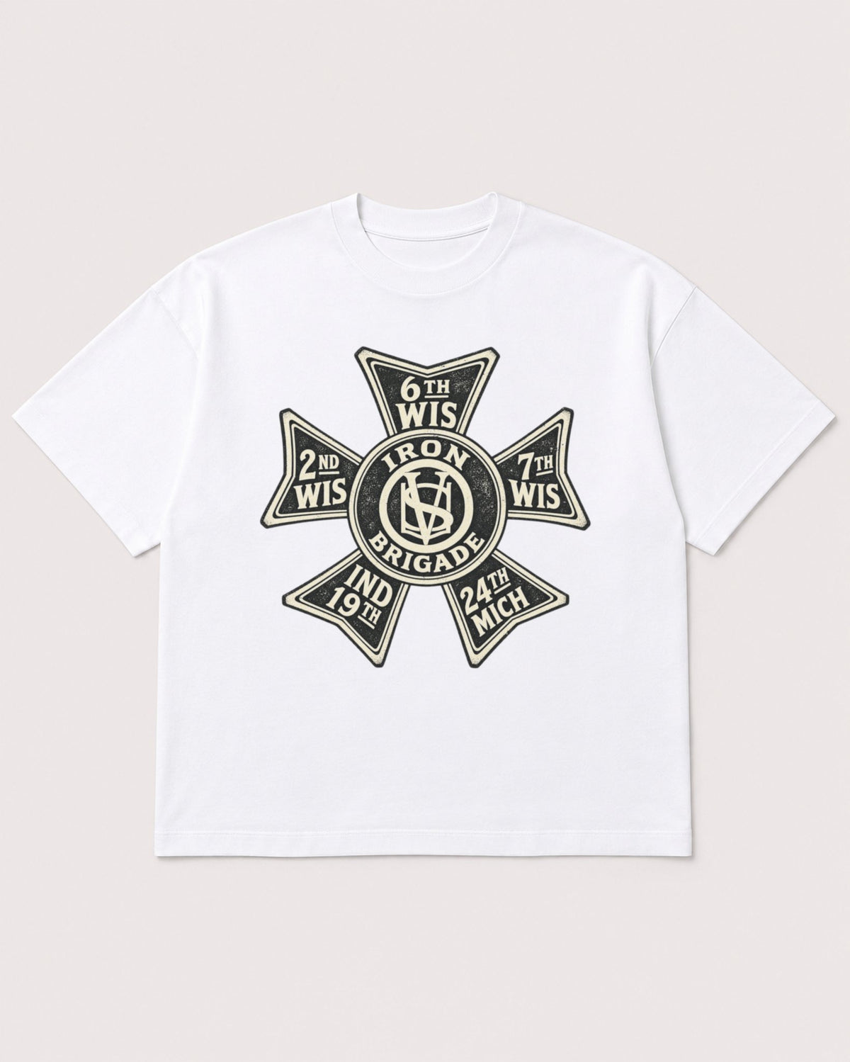 Mockup Boxy Heavyweight Tee White product