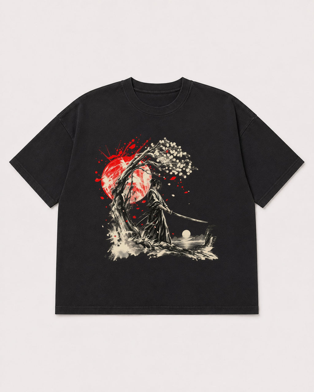 Mockup Boxy Heavyweight Tee Black product