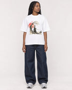 Mockup Boxy Heavyweight Tee White female full-body 04