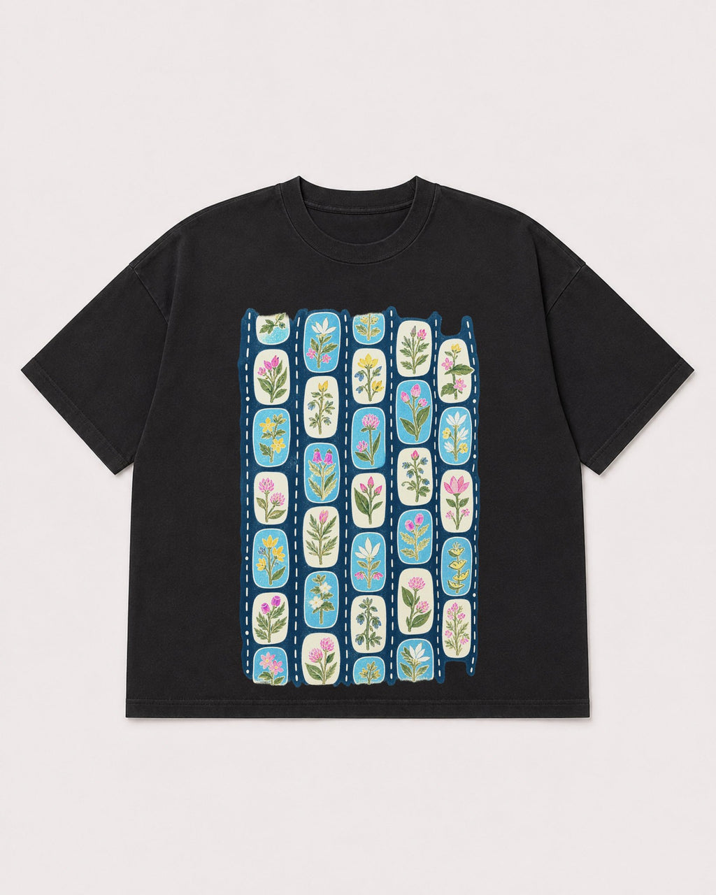 Mockup Boxy Heavyweight Tee Black product