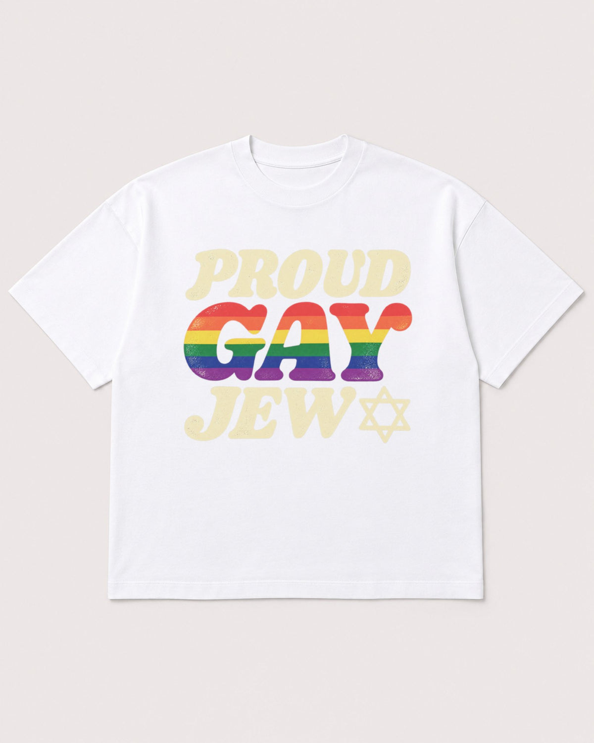 Mockup Boxy Heavyweight Tee White product