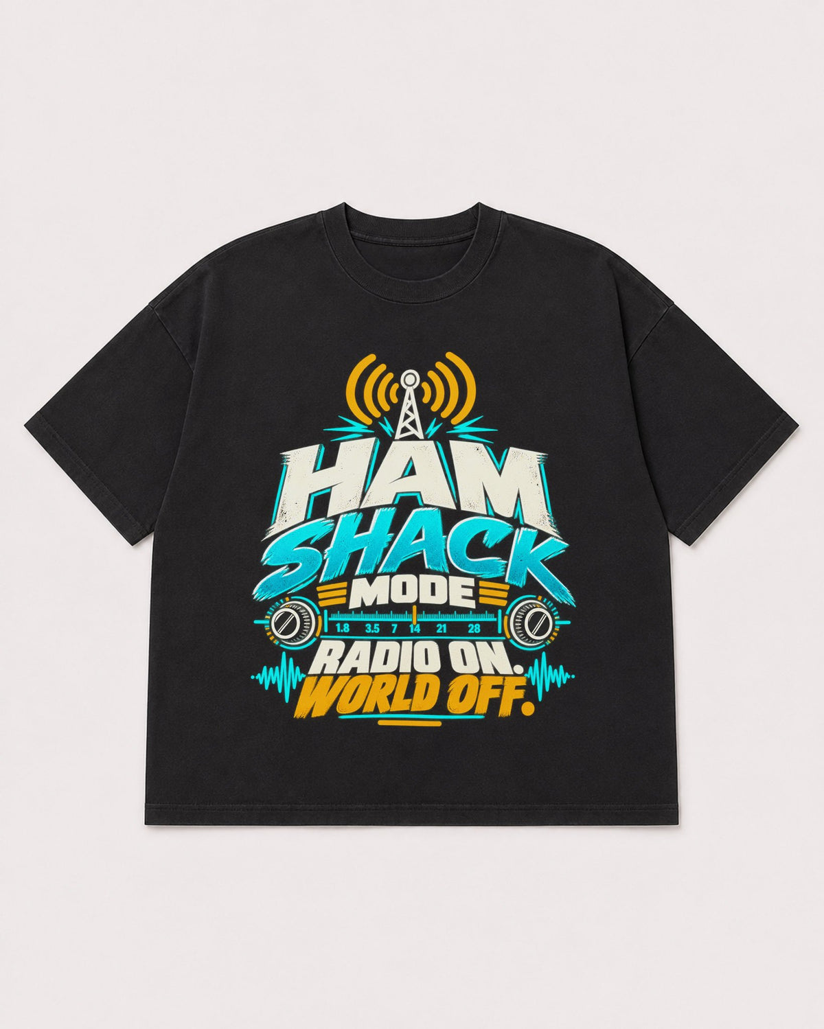 Mockup Boxy Heavyweight Tee Black product