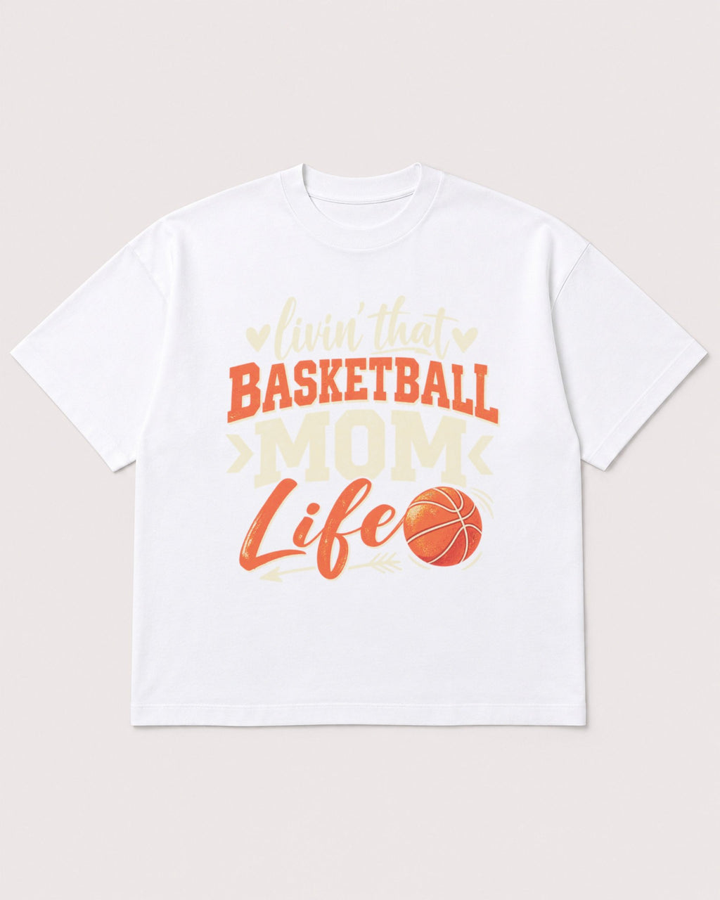 Mockup Boxy Heavyweight Tee White product