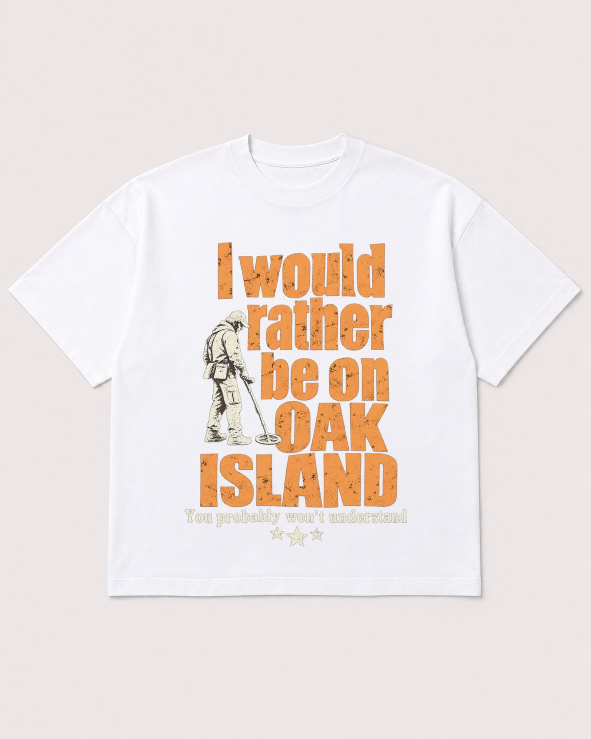 Mockup Boxy Heavyweight Tee White product