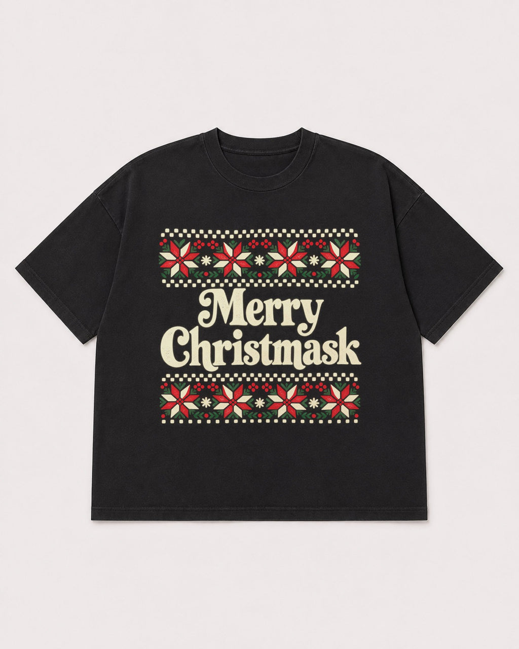 Mockup Boxy Heavyweight Tee Black product