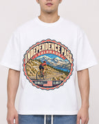Mockup Boxy Heavyweight Tee White male close-up 13