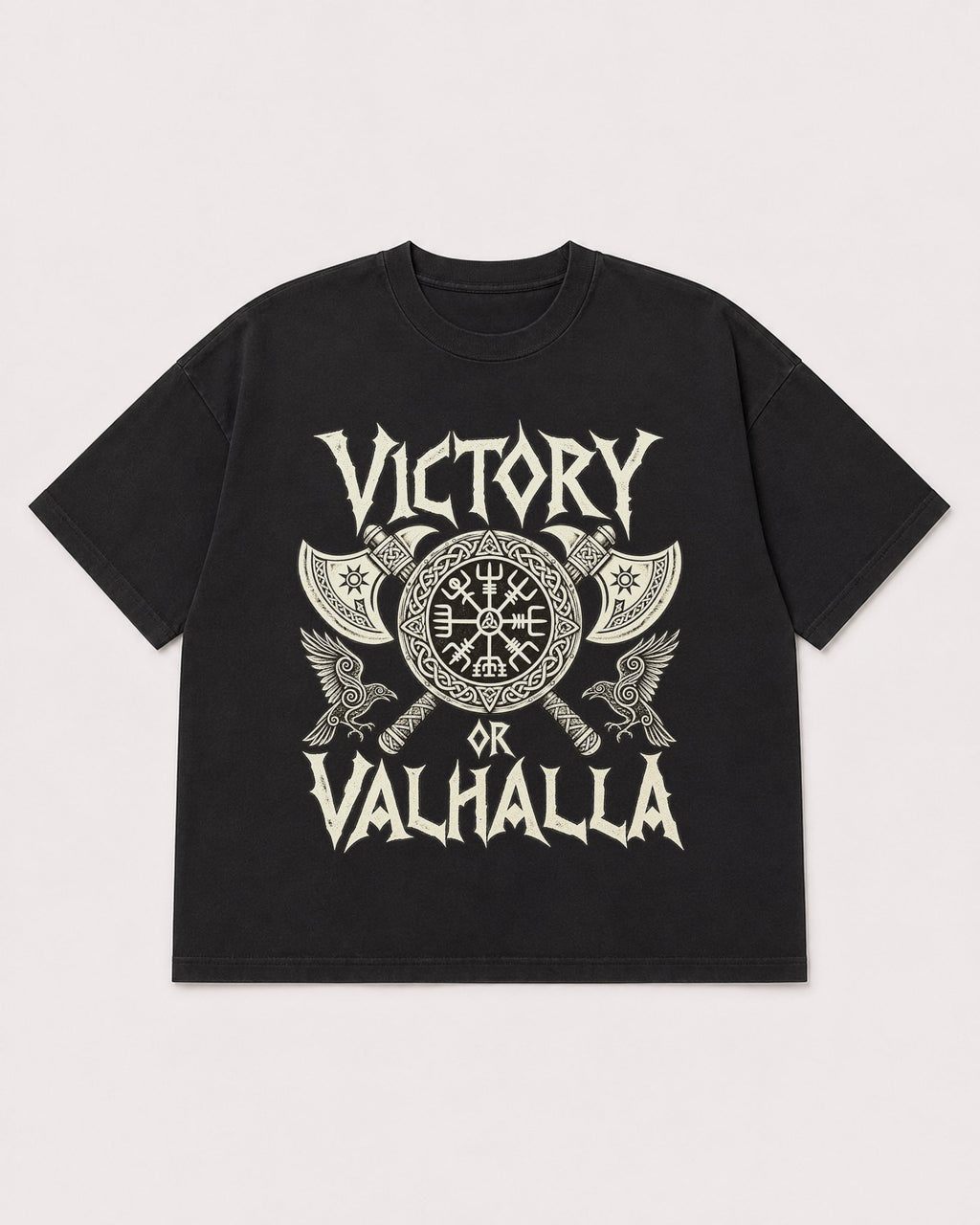 Mockup Boxy Heavyweight Tee Black product
