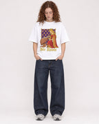 Mockup Boxy Heavyweight Tee White female full-body 09