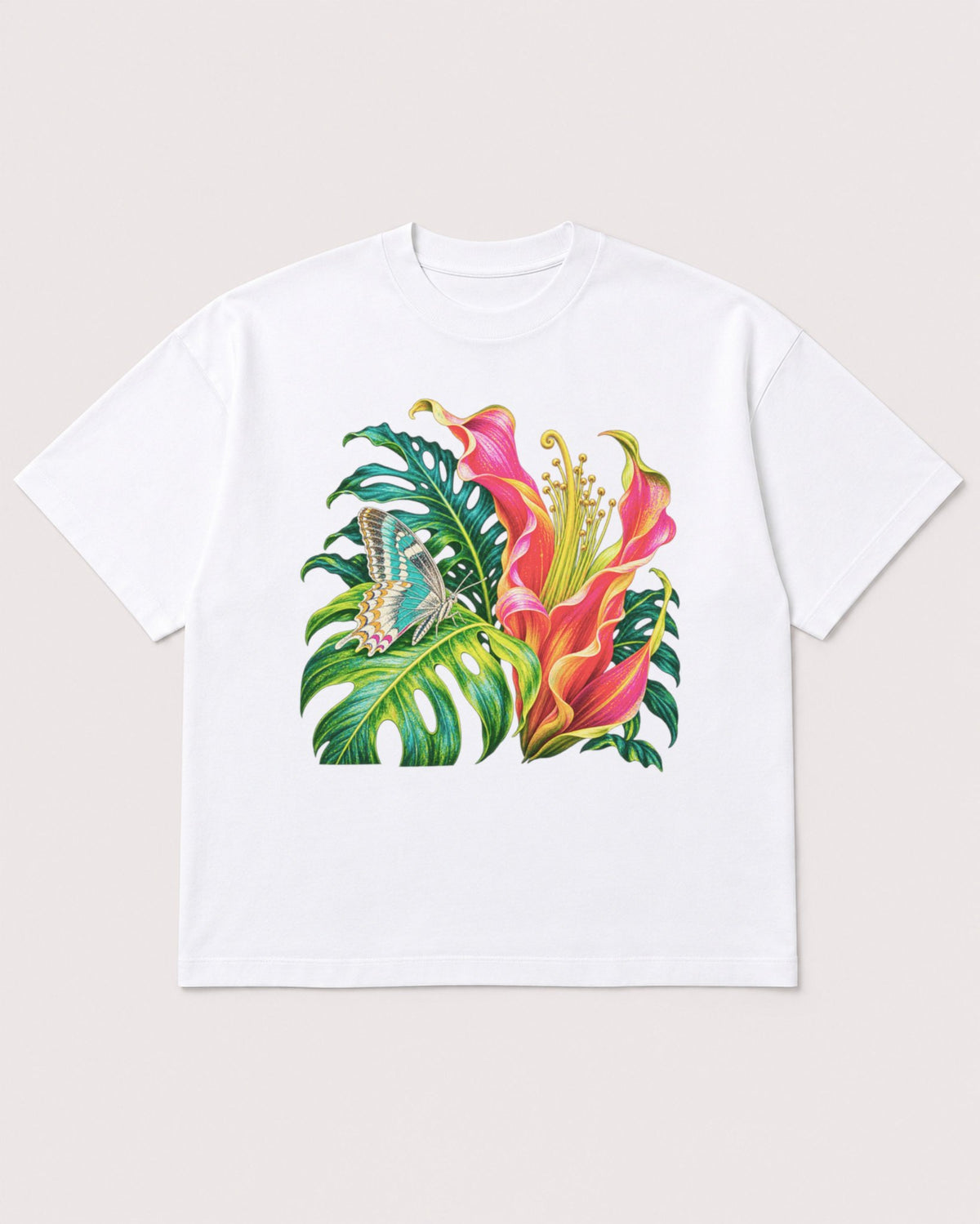 Mockup Boxy Heavyweight Tee White product