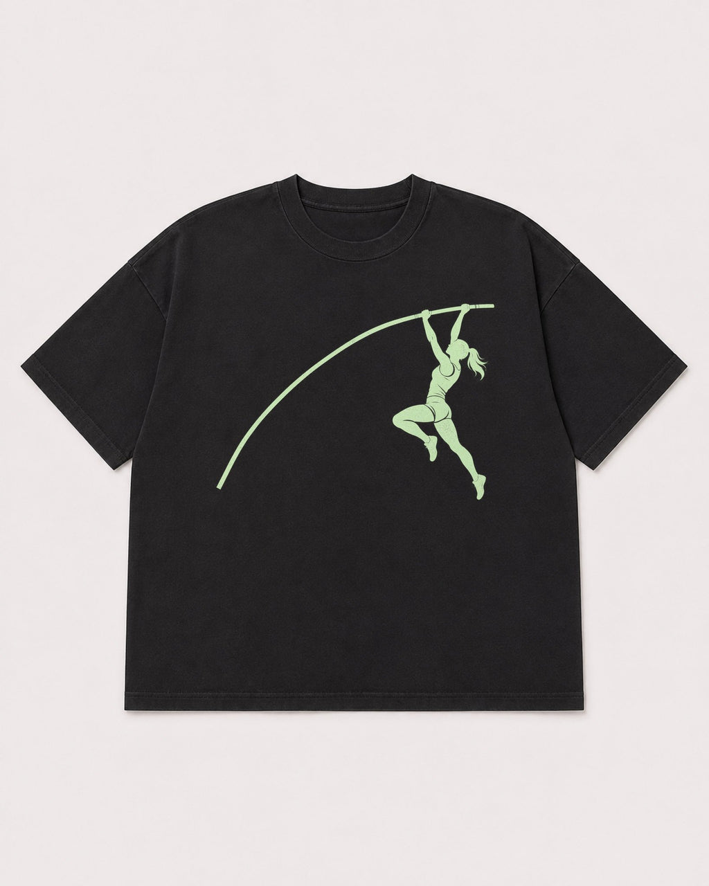 Mockup Boxy Heavyweight Tee Black product