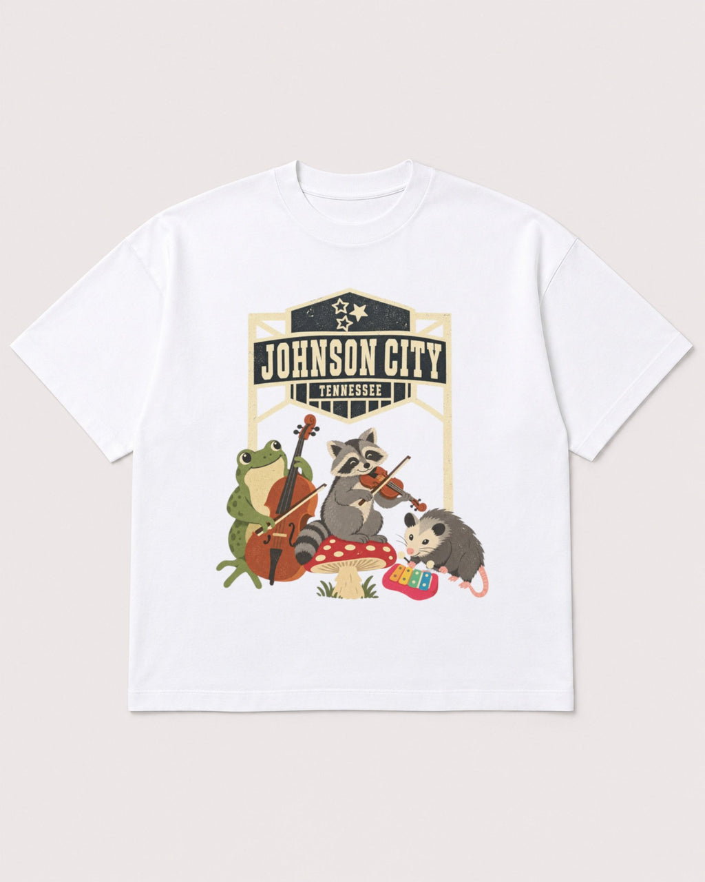 Mockup Boxy Heavyweight Tee White product