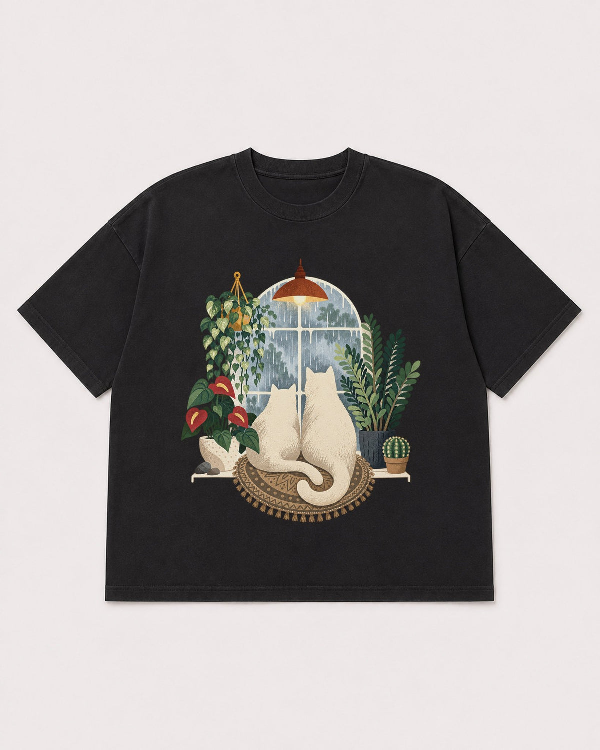 Mockup Boxy Heavyweight Tee Black product