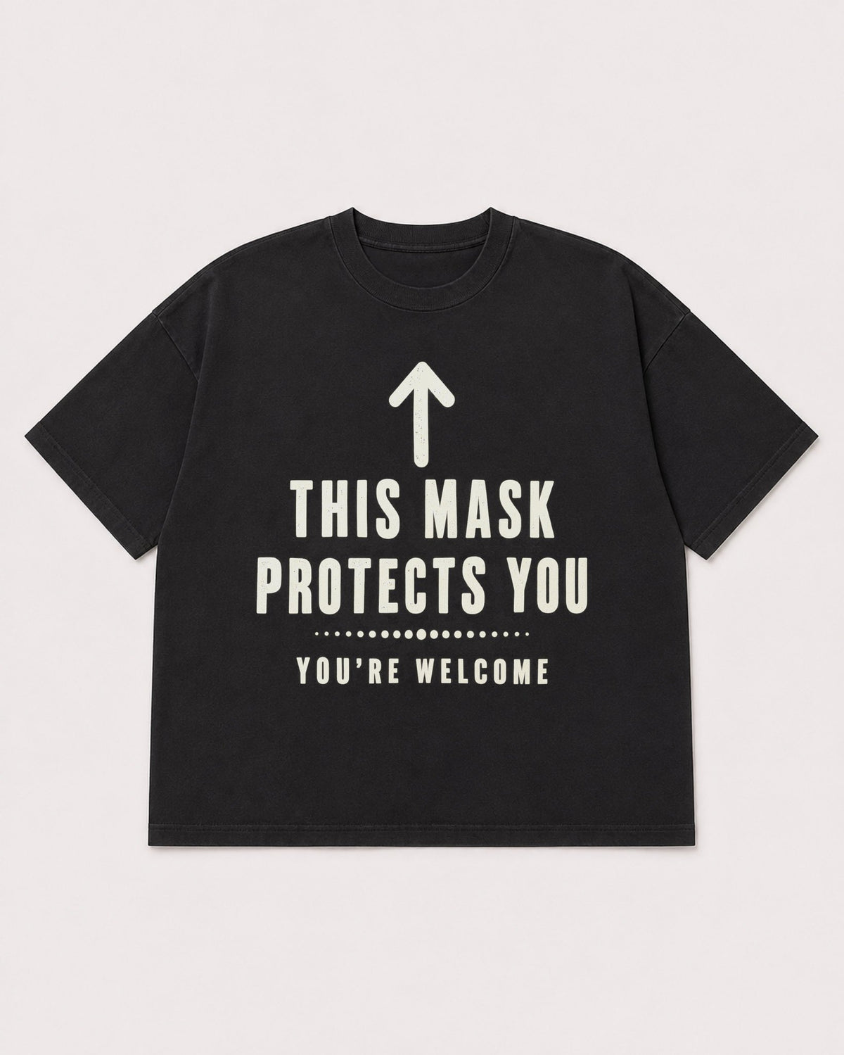 Mockup Boxy Heavyweight Tee Black product