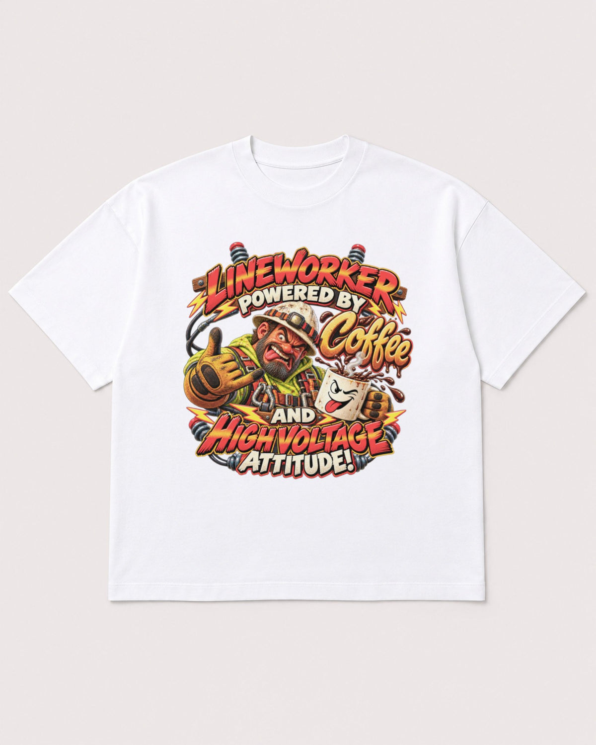 Mockup Boxy Heavyweight Tee White product