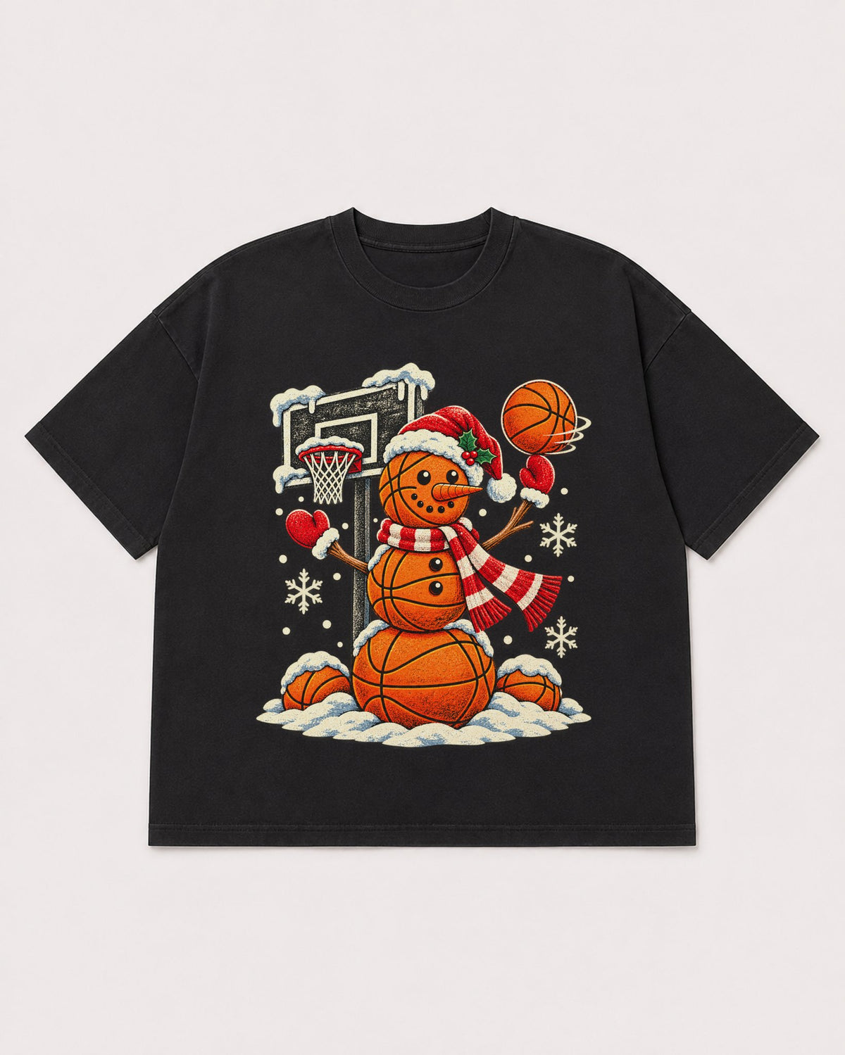 Mockup Boxy Heavyweight Tee Black product