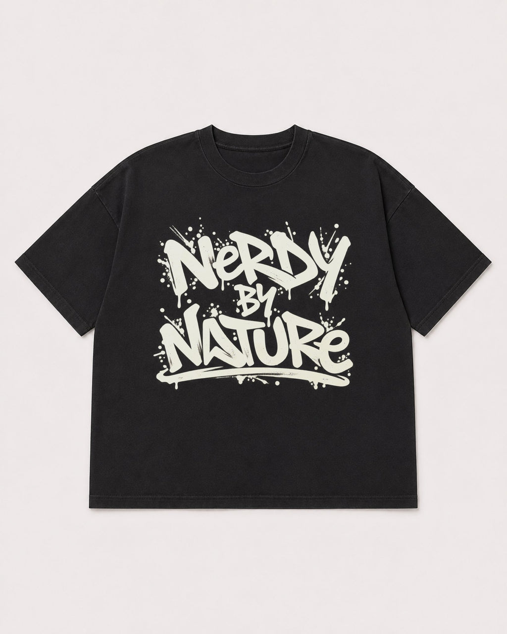 Mockup Boxy Heavyweight Tee Black product