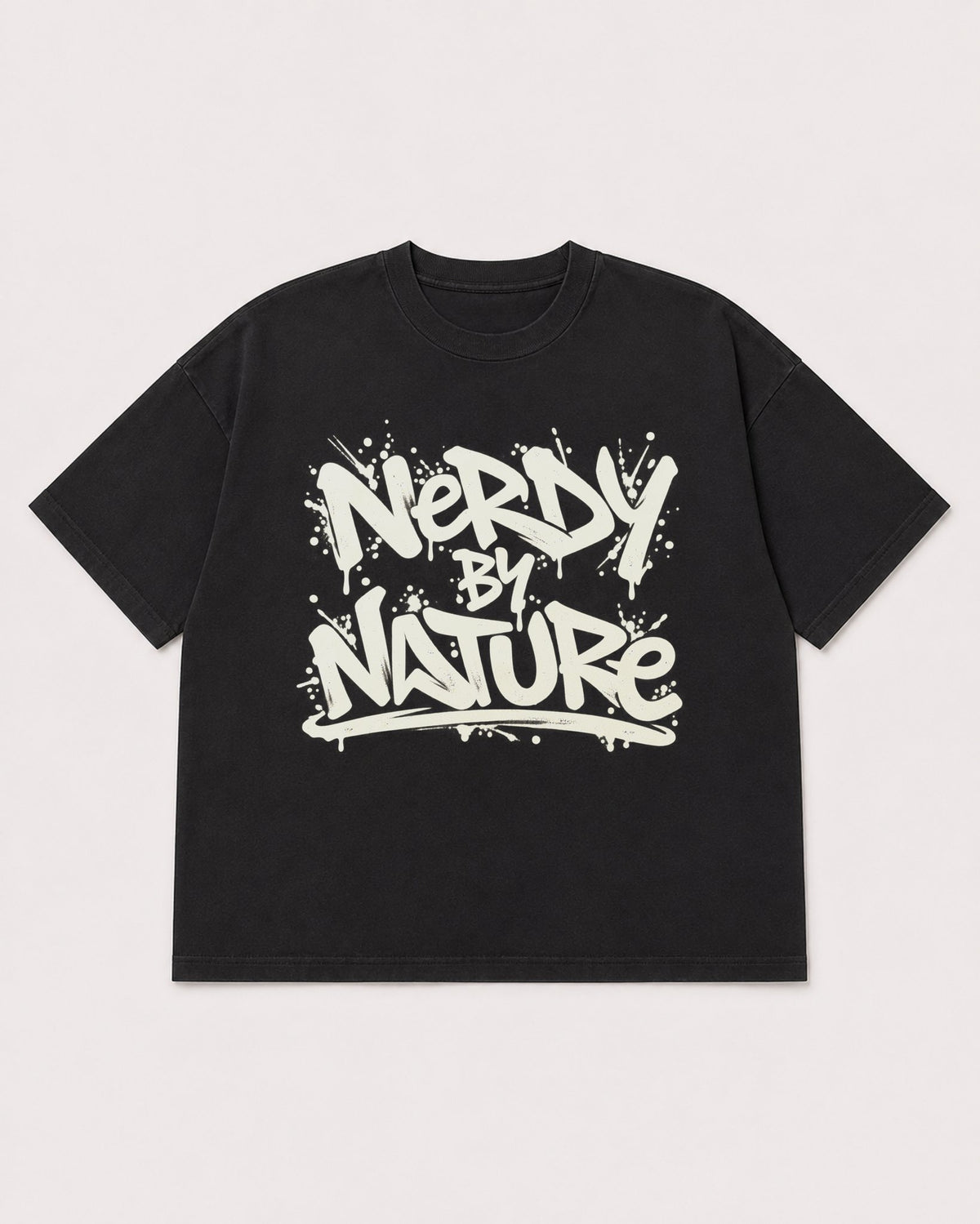 Mockup Boxy Heavyweight Tee Black product