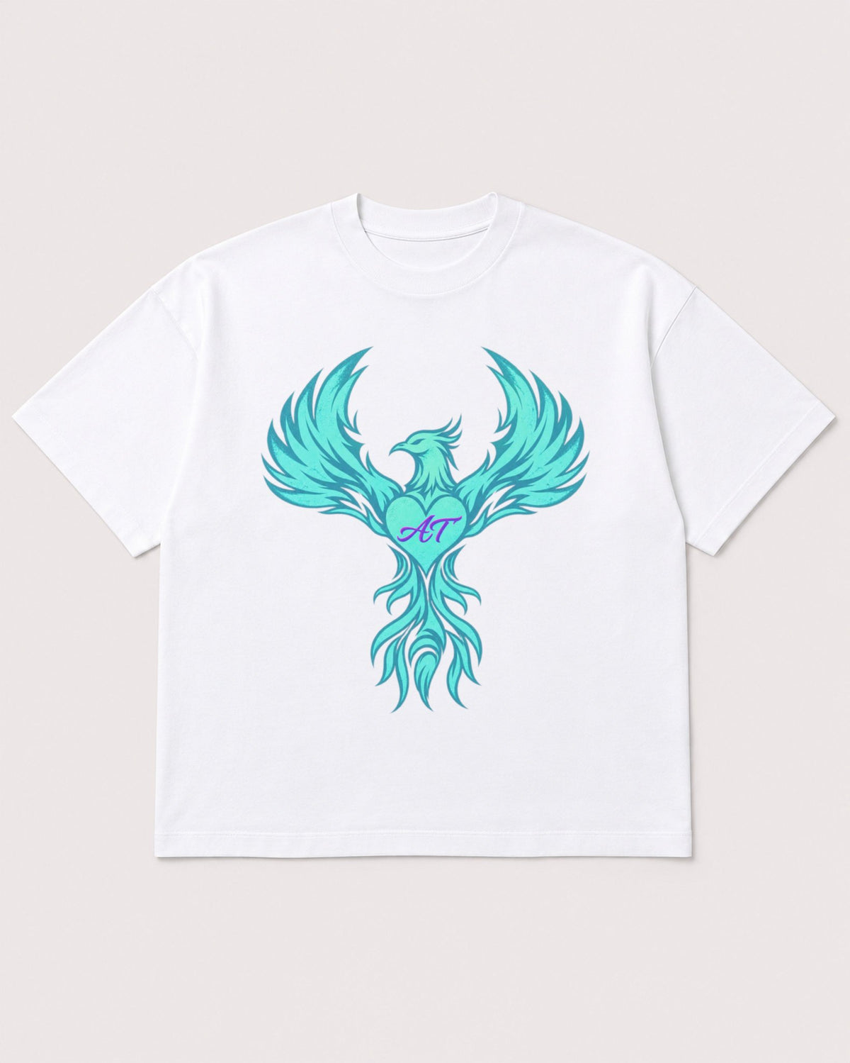 Mockup Boxy Heavyweight Tee White product