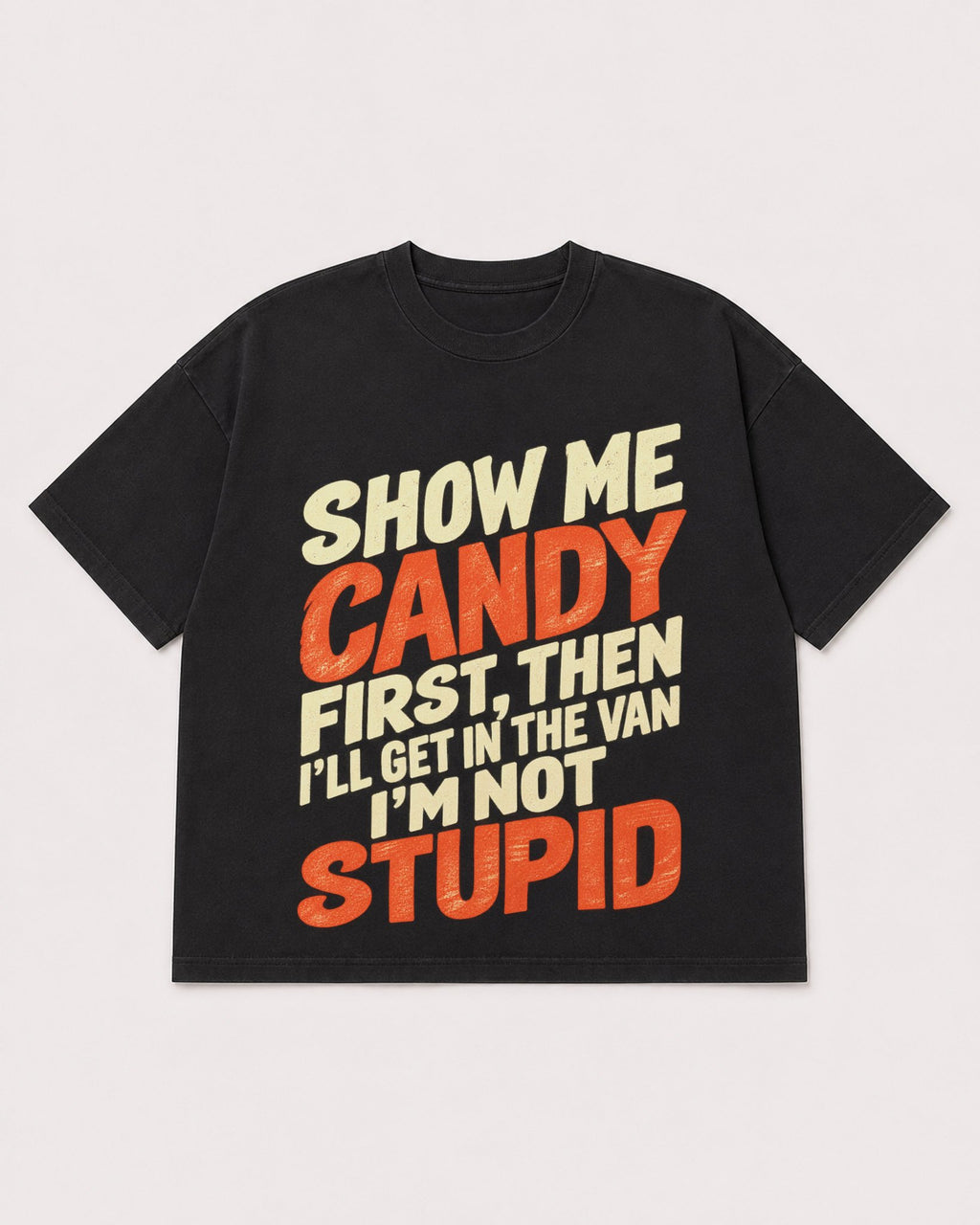 Mockup Boxy Heavyweight Tee Black product