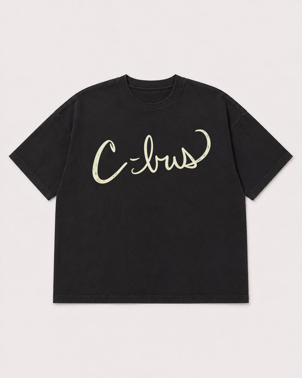 Mockup Boxy Heavyweight Tee Black product
