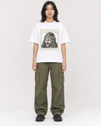 Mockup Boxy Heavyweight Tee White female full-body 22