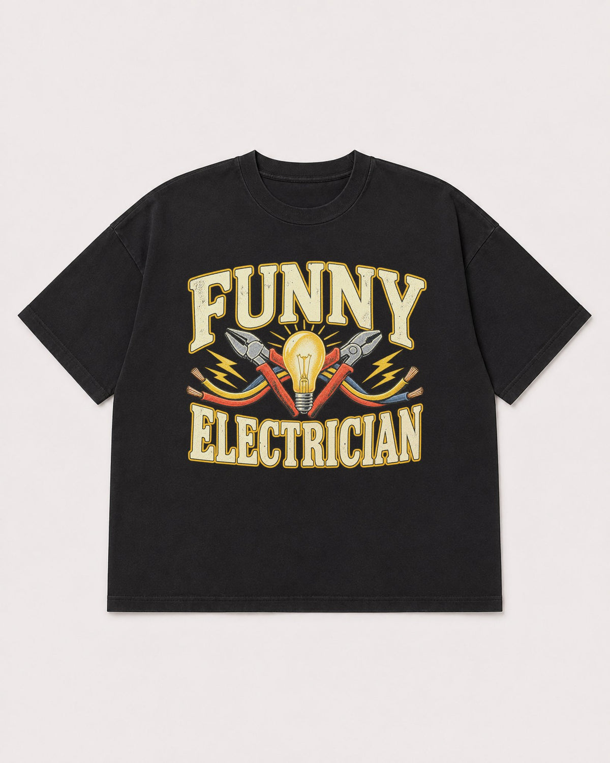 Mockup Boxy Heavyweight Tee Black product