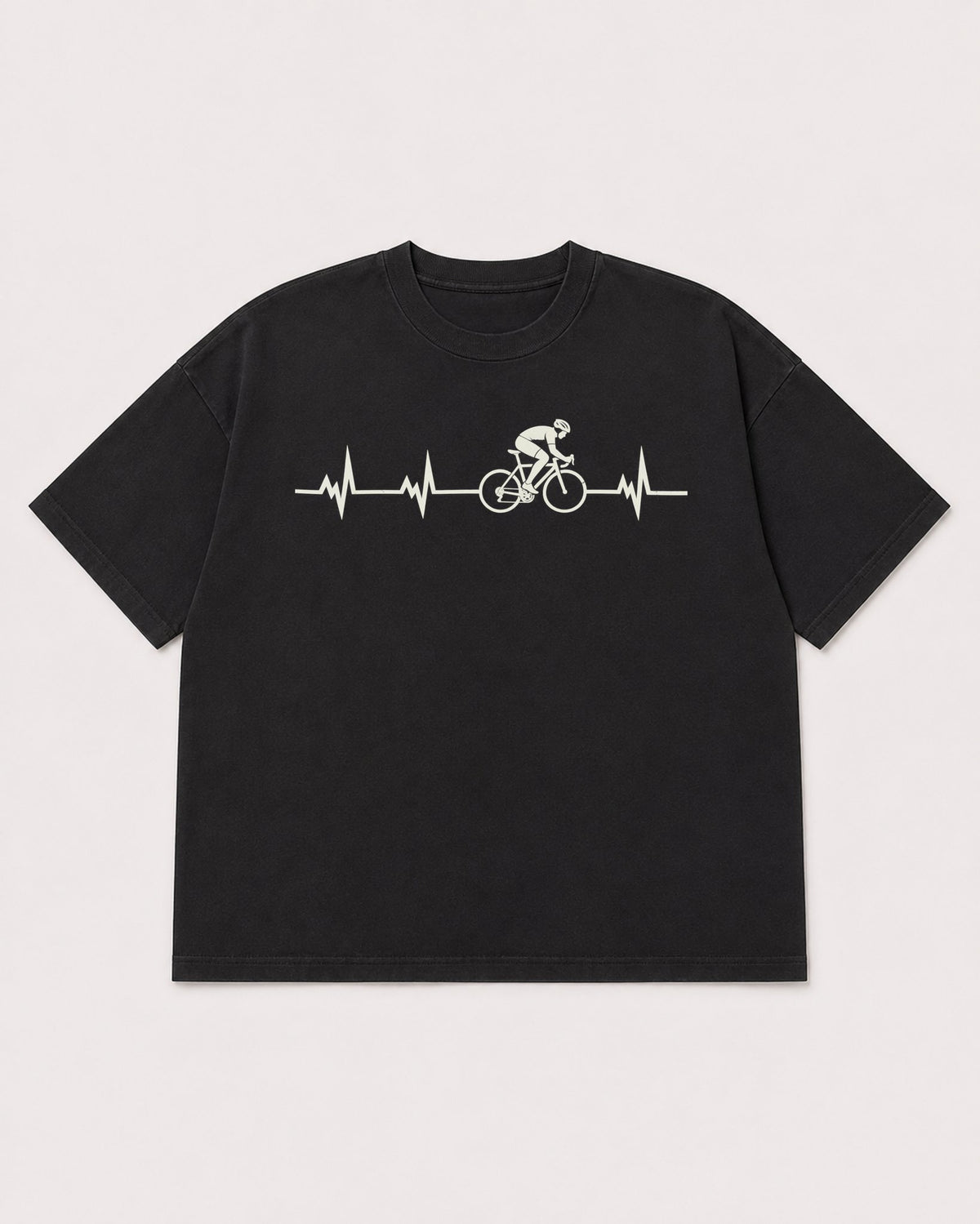 Mockup Boxy Heavyweight Tee Black product