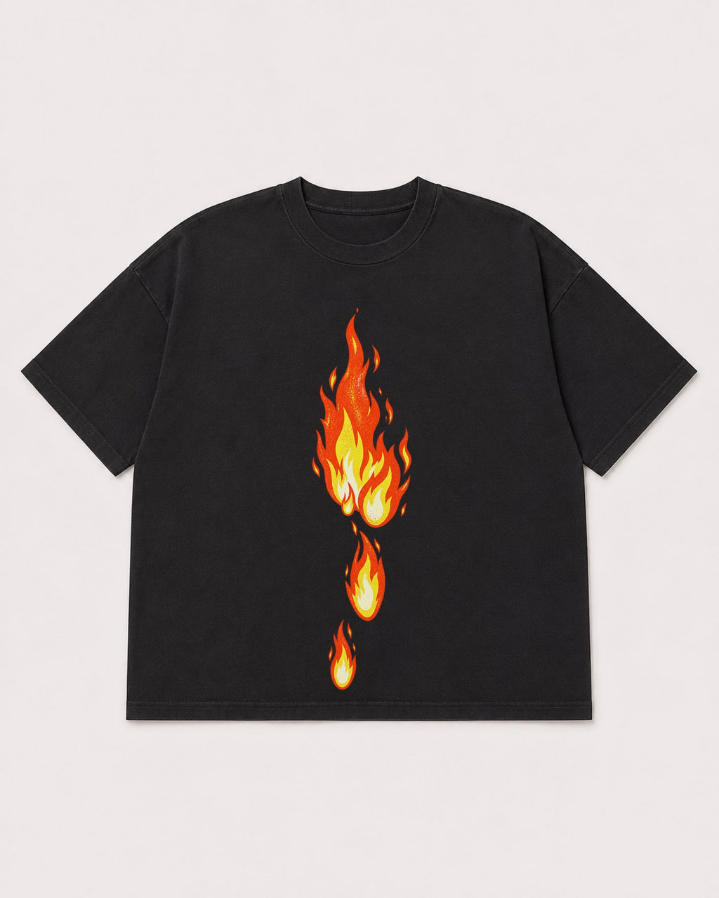 Mockup Boxy Heavyweight Tee Black product