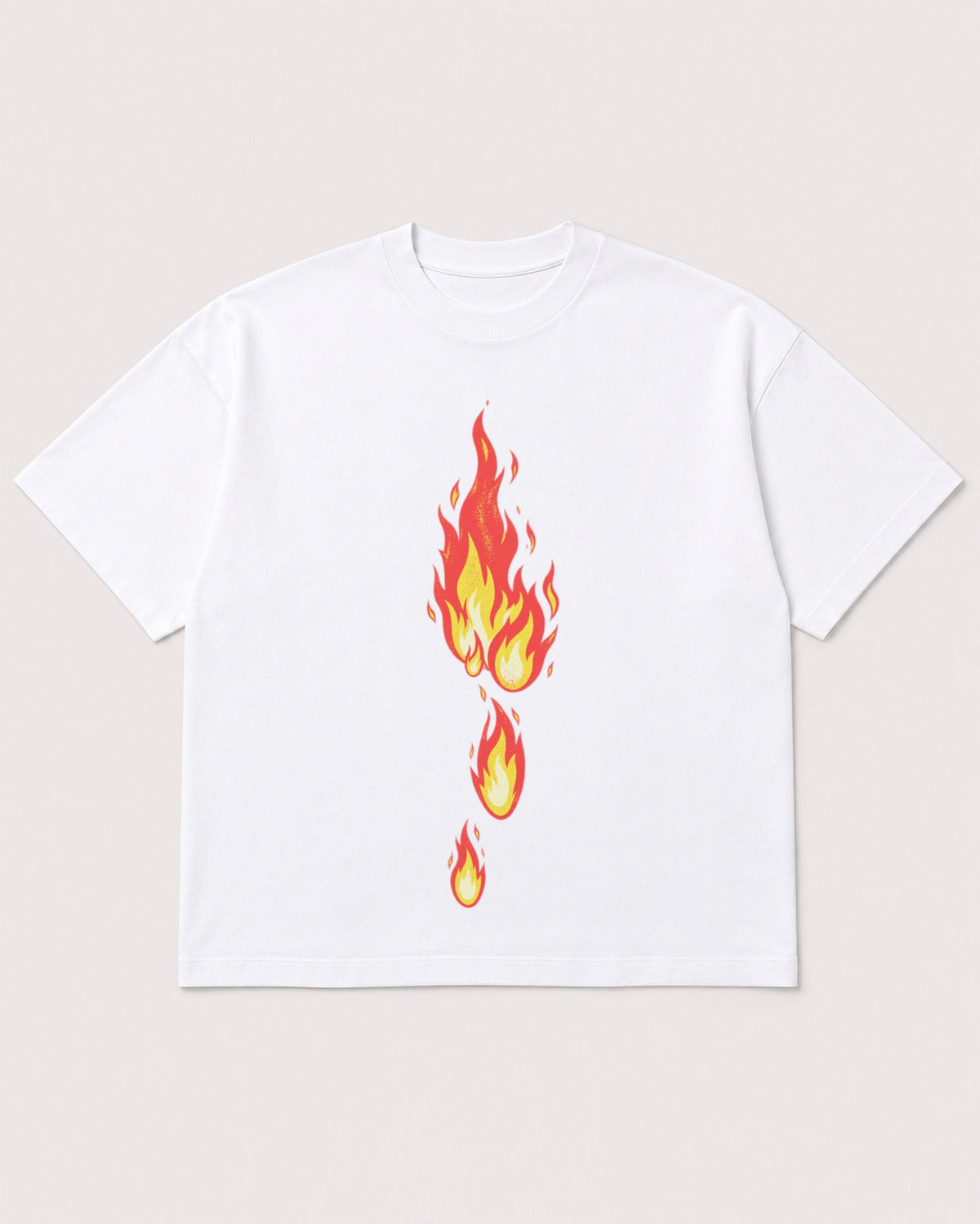 Mockup Boxy Heavyweight Tee White product