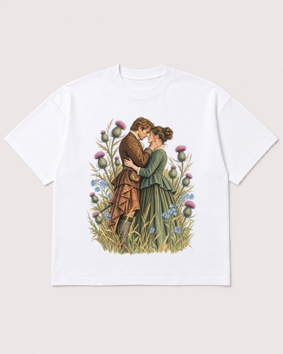 Mockup Boxy Heavyweight Tee White product