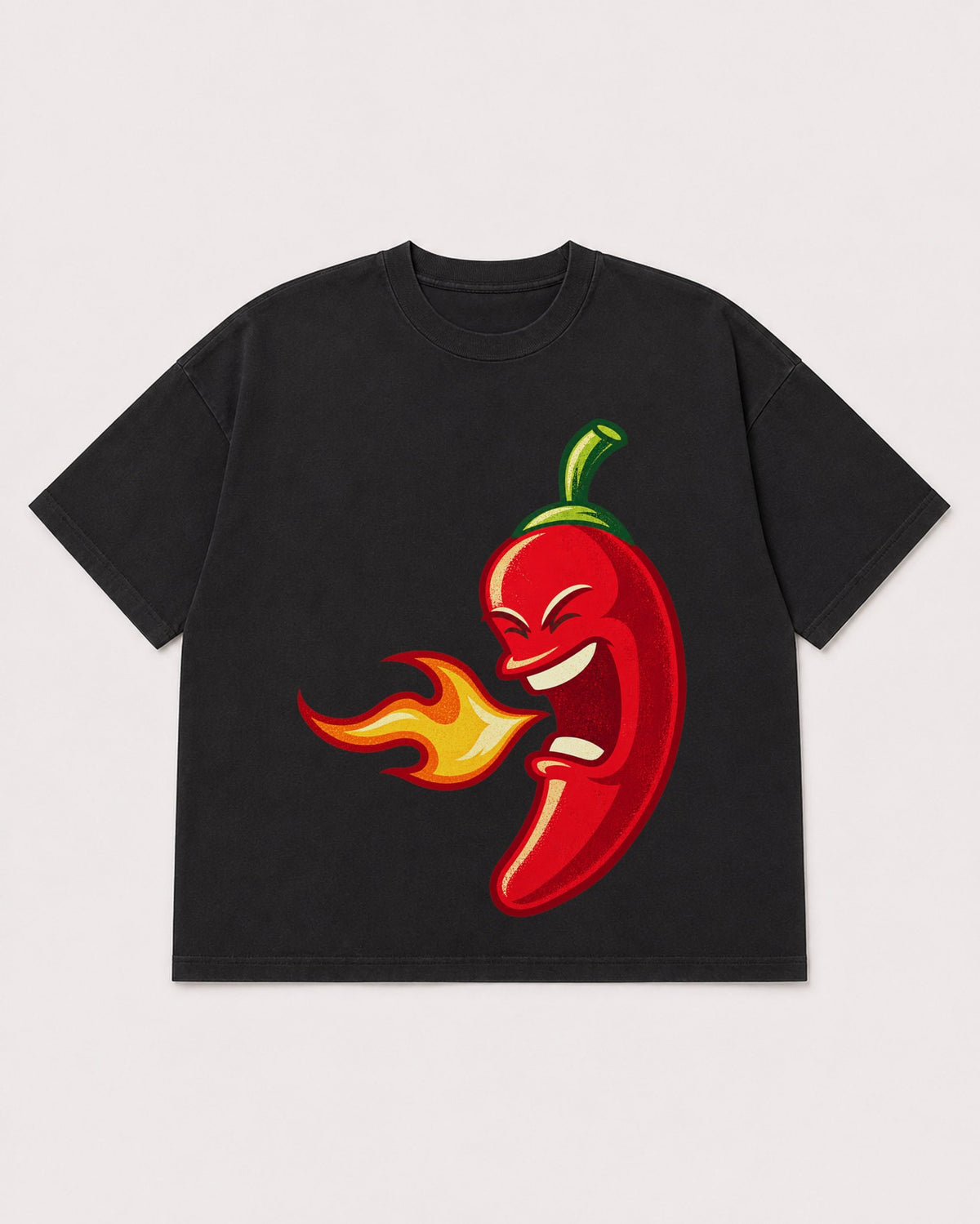 Mockup Boxy Heavyweight Tee Black product