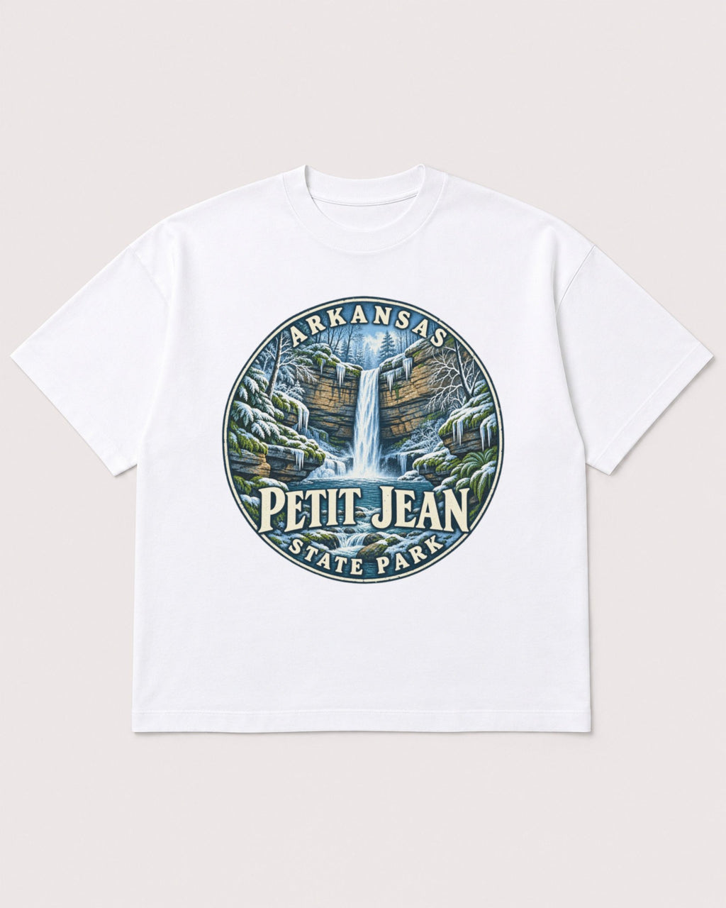 Mockup Boxy Heavyweight Tee White product