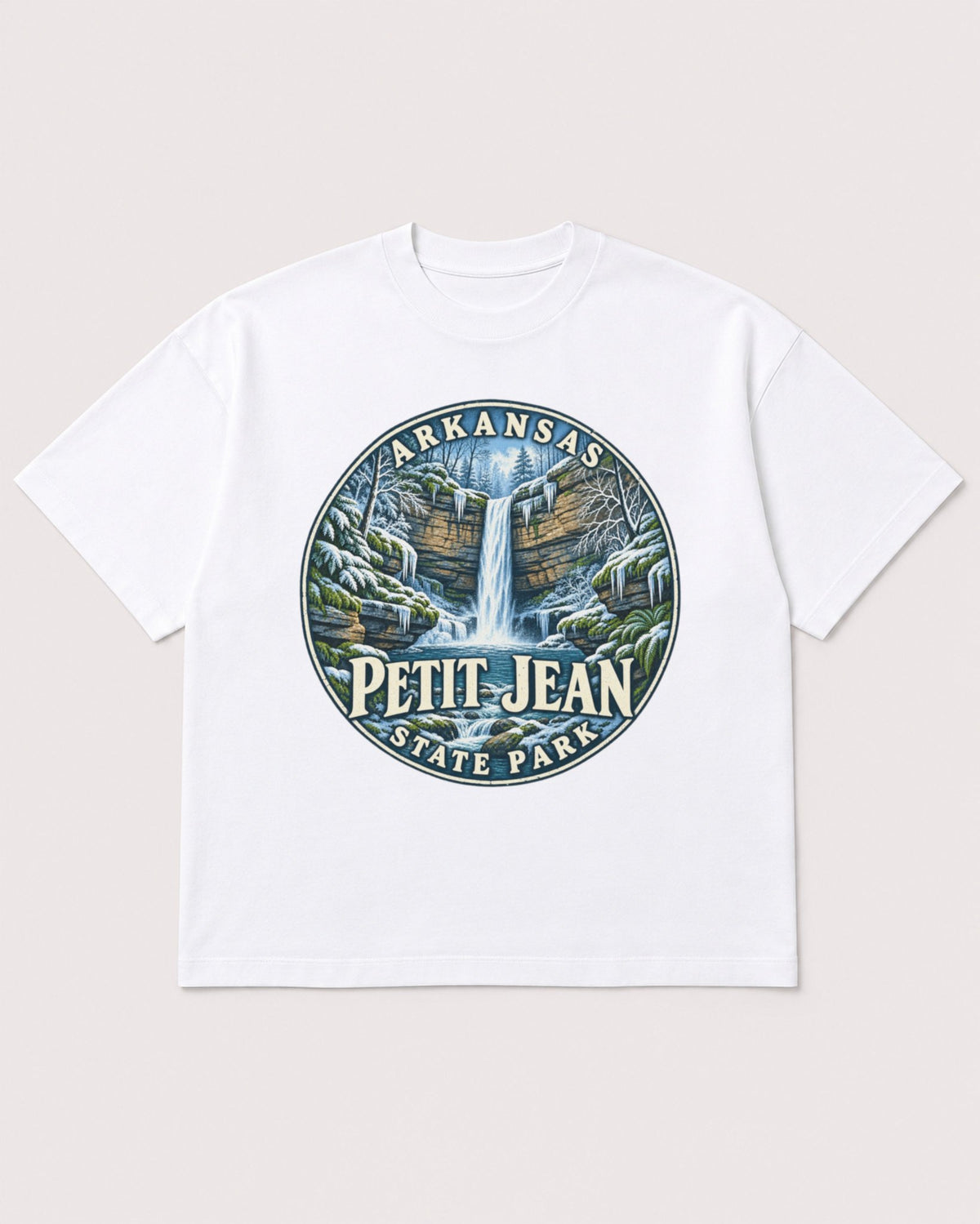 Mockup Boxy Heavyweight Tee White product