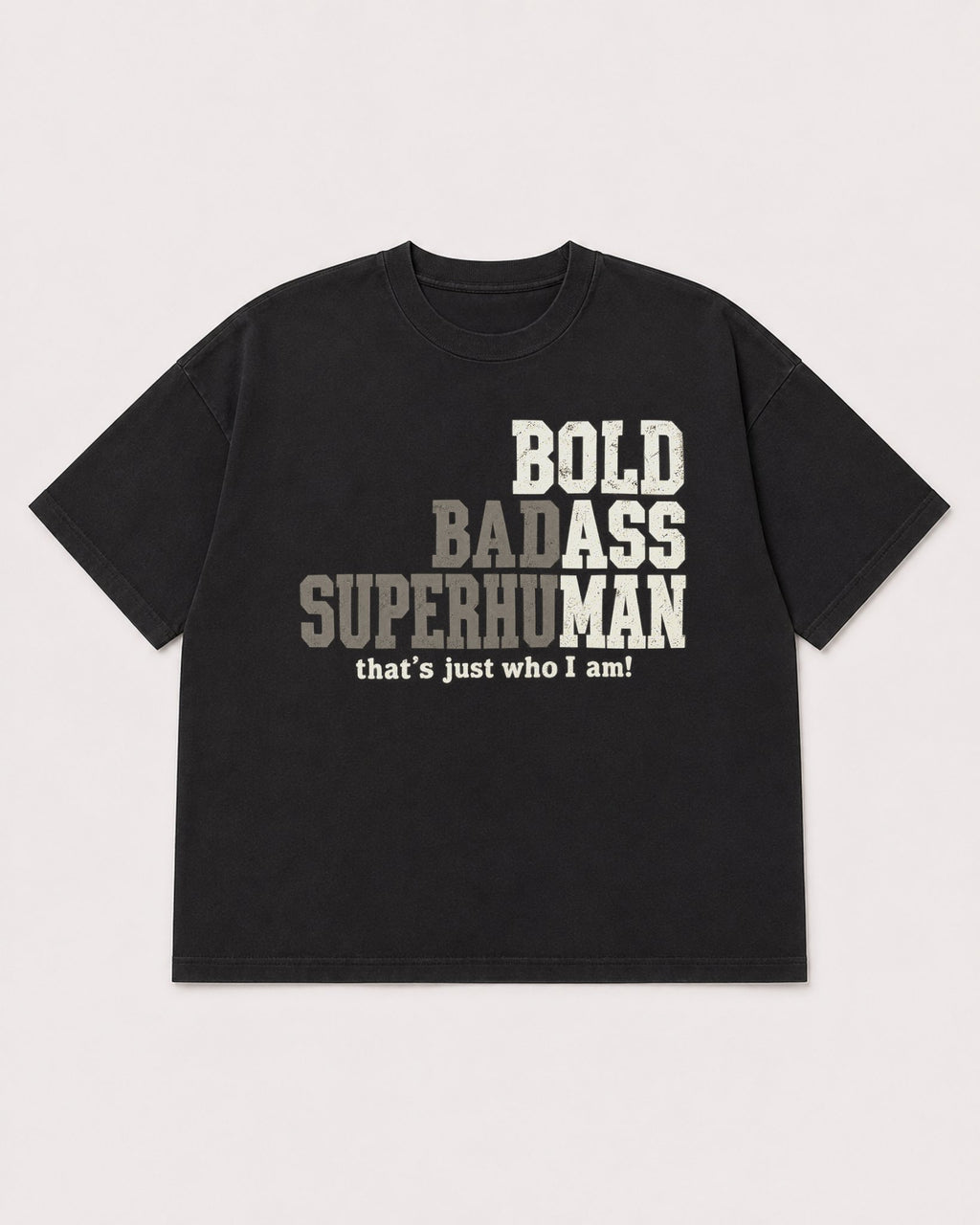 Mockup Boxy Heavyweight Tee Black product