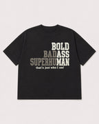 Mockup Boxy Heavyweight Tee Black product