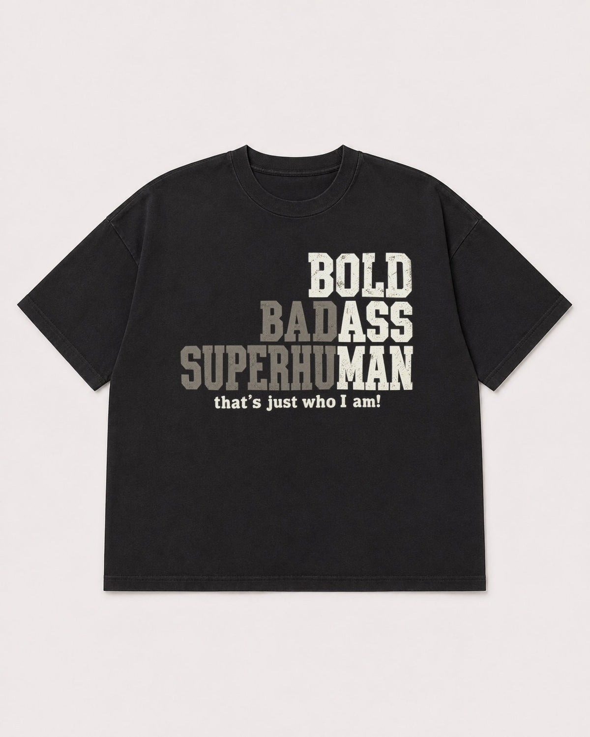 Mockup Boxy Heavyweight Tee Black product