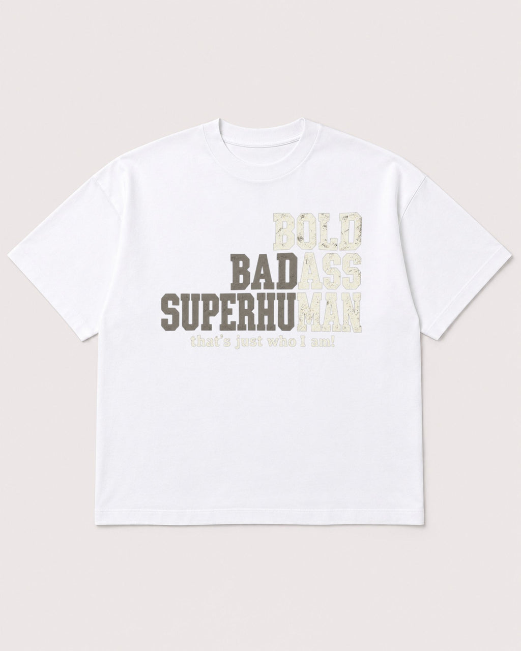 Mockup Boxy Heavyweight Tee White product